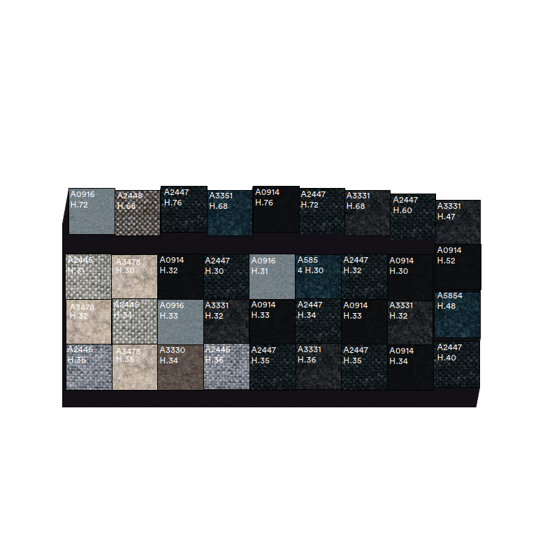 Canapé DO-LO-REZ L 207 Gris foncé MOROSO