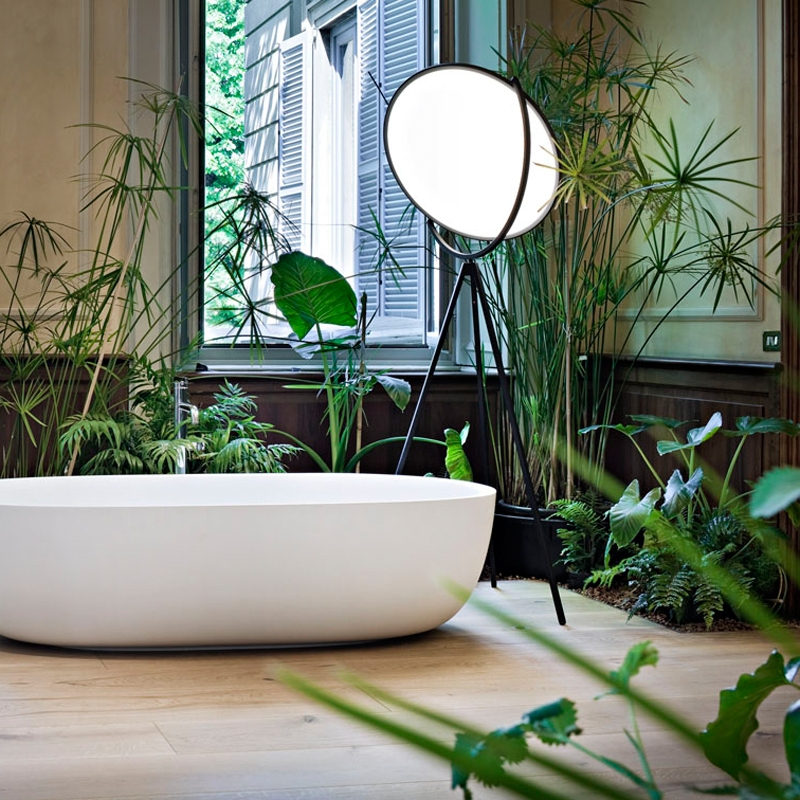 Lampadaire SUPERLOON Noir FLOS