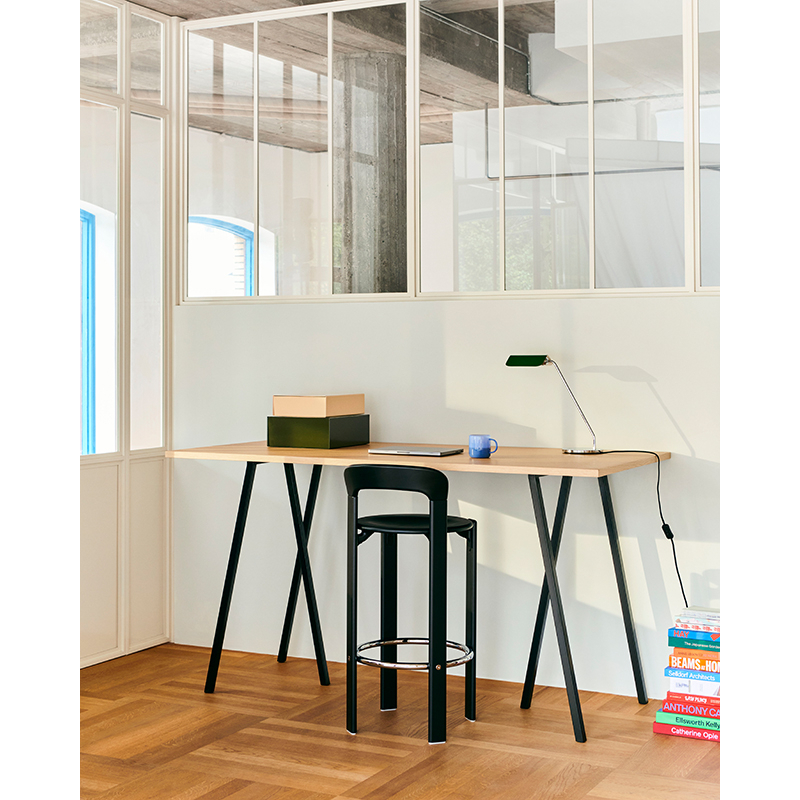 Tabouret haut REY H 75 Rouge scarlet HAY
