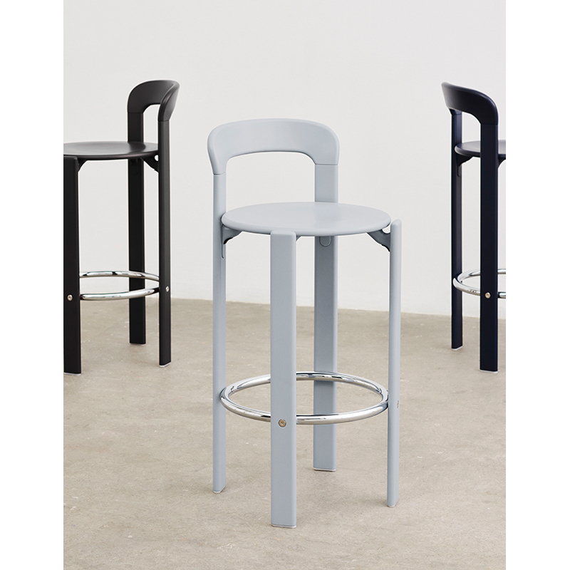 Tabouret haut REY H 75 Marron umber HAY