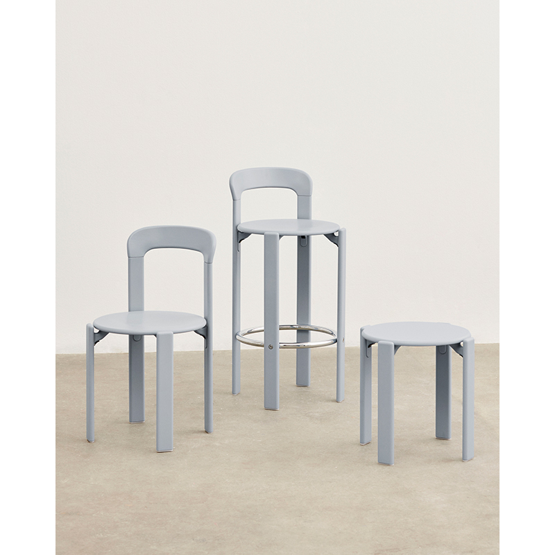 Tabouret haut REY H 75 Marron umber HAY