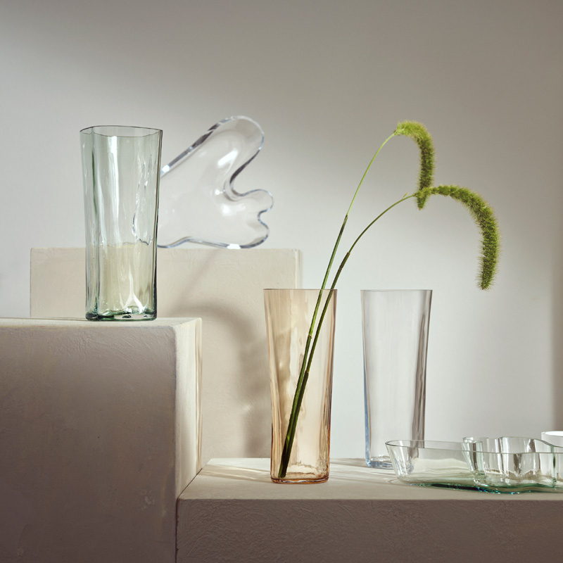 Vase Vase AALTO H 18 Blanc IITTALA