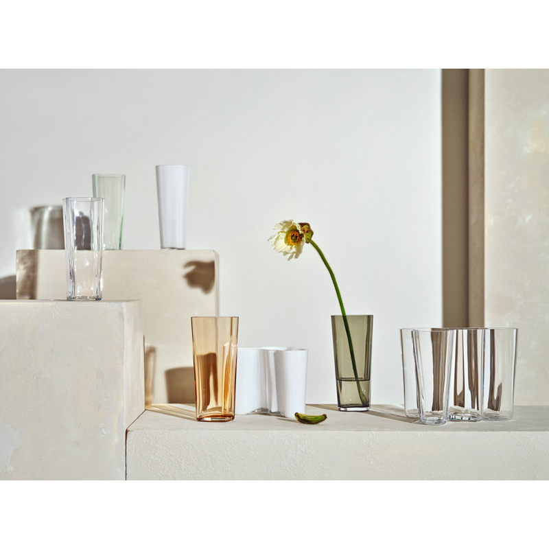 Vase Vase AALTO H 18 Blanc IITTALA