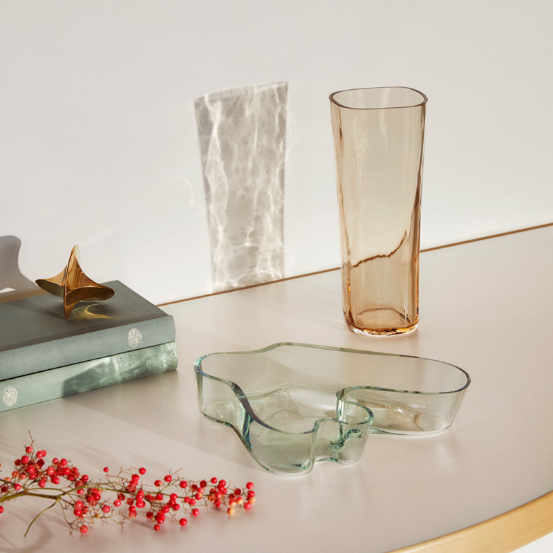 Vase Vase AALTO H 18 Marron Rio IITTALA