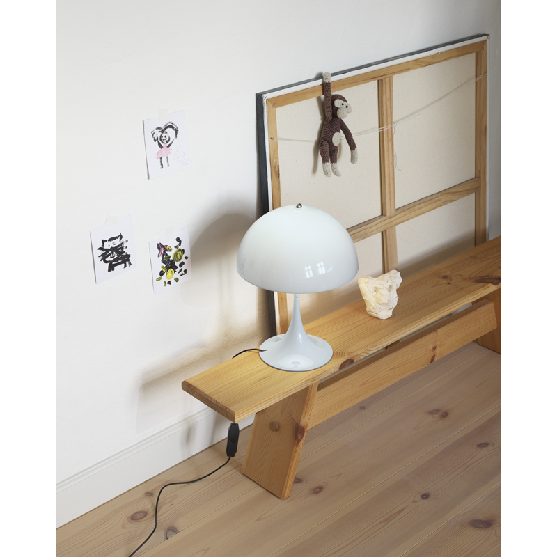 Lampe à poser PANTHELLA 250 Bleu pâle opal LOUIS POULSEN