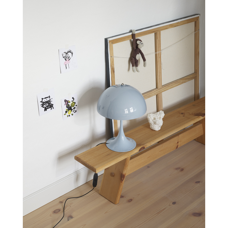 Lampe à poser PANTHELLA 250 Bleu pâle opal LOUIS POULSEN