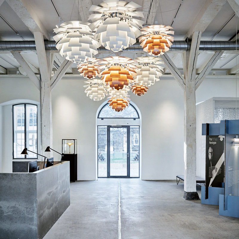 Suspension PH ARTICHOKE Ø60 Blanc LOUIS POULSEN