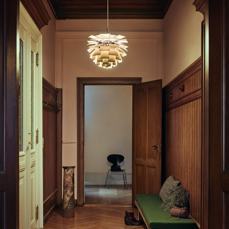 Suspension PH ARTICHOKE Ø60 Blanc LOUIS POULSEN