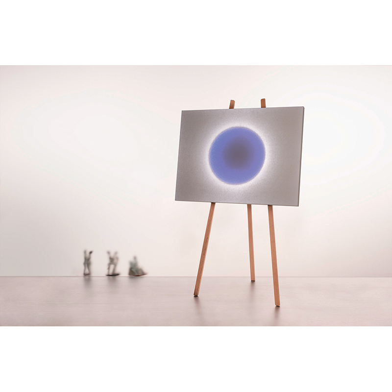 Lampadaire MOODMOON framed avec trépied Blanc INGO MAURER