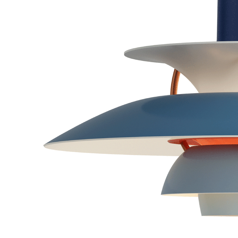 Suspension PH 5 MINI Nuances de bleu LOUIS POULSEN