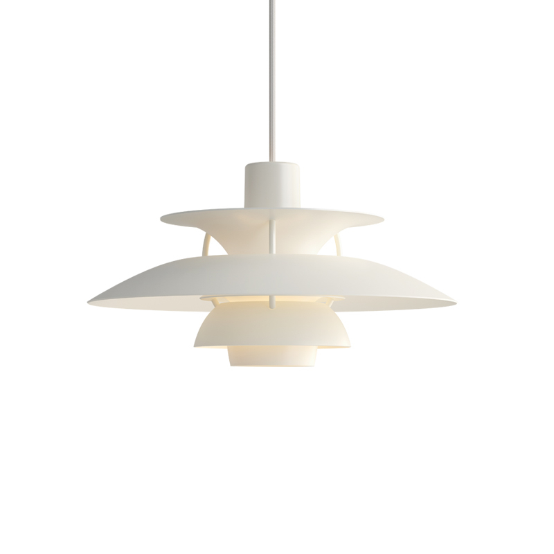 Suspension PH 5 MINI Monochrome blanc LOUIS POULSEN