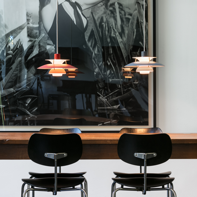 Suspension PH 5 MINI Nuances de rose LOUIS POULSEN