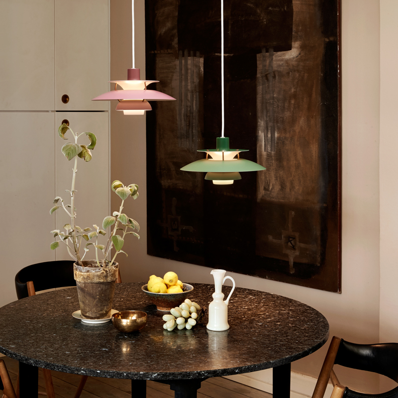 Suspension PH 5 MINI Nuances de rose LOUIS POULSEN