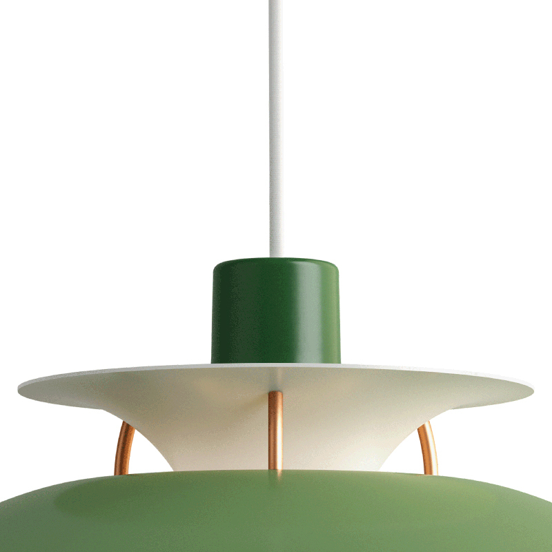 Suspension PH 5 MINI Nuances de vert LOUIS POULSEN