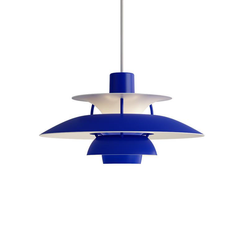 Suspension PH 5 MINI Monochrome bleu LOUIS POULSEN