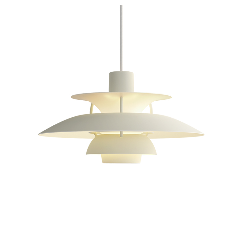 Suspension PH 5 MINI Monochrome Pale Pewter LOUIS POULSEN