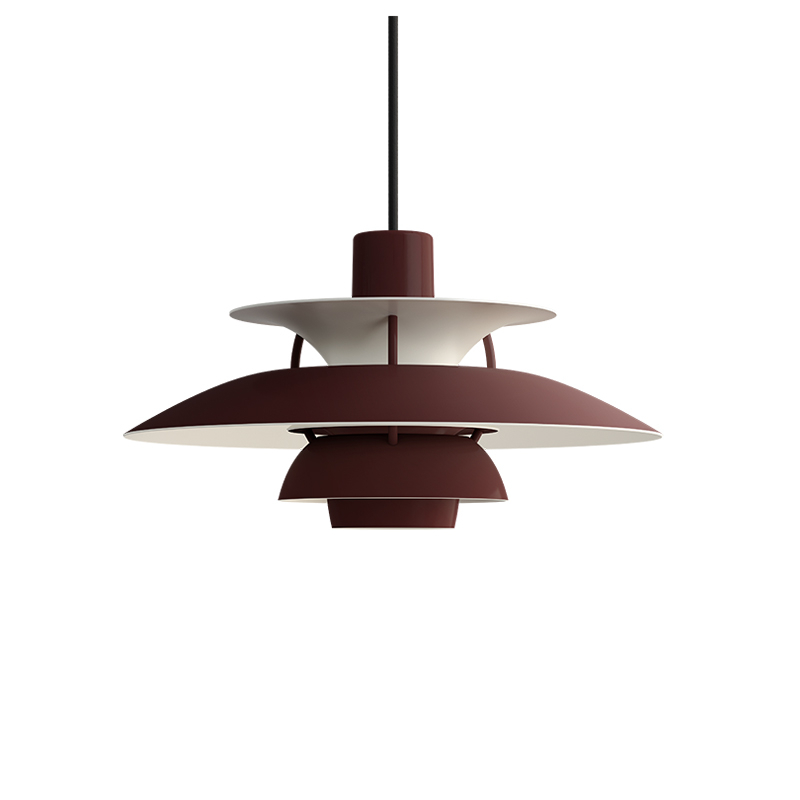 Suspension PH 5 MINI Monochrome Burgundy LOUIS POULSEN