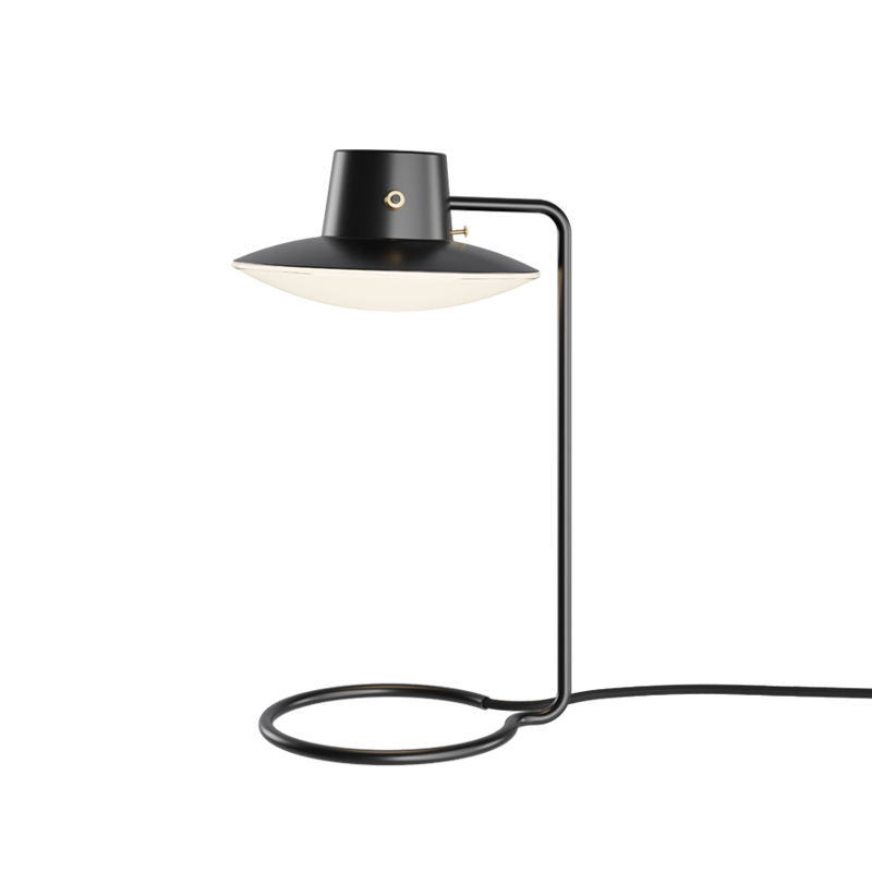Lampe à poser AJ OXFORD H 41 Métal noir/ verre opalin LOUIS POULSEN