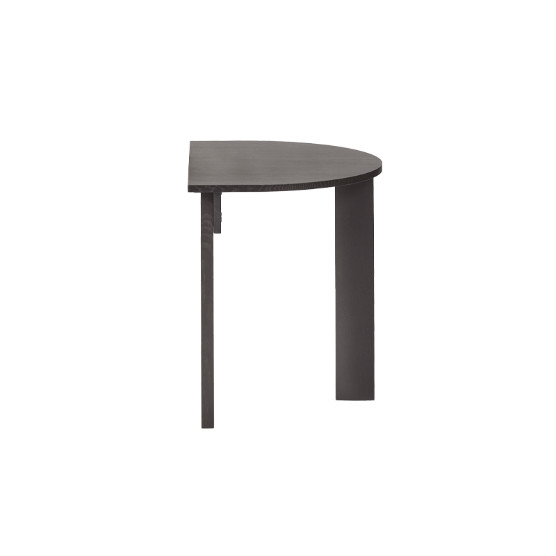 Table JEANNE HALF ROUND Ébène SERAX