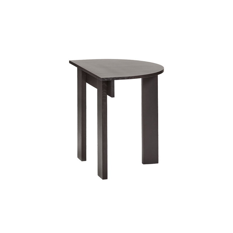 Table JEANNE HALF ROUND Ébène SERAX
