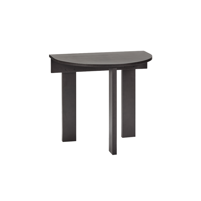 Table JEANNE HALF ROUND Ébène SERAX