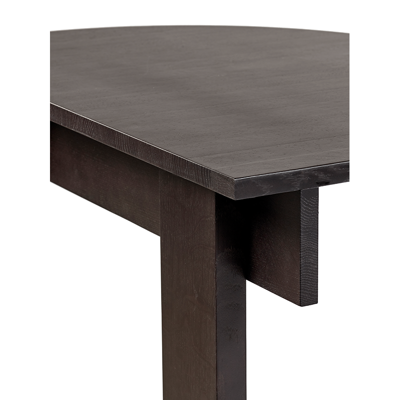 Table JEANNE HALF ROUND Ébène SERAX