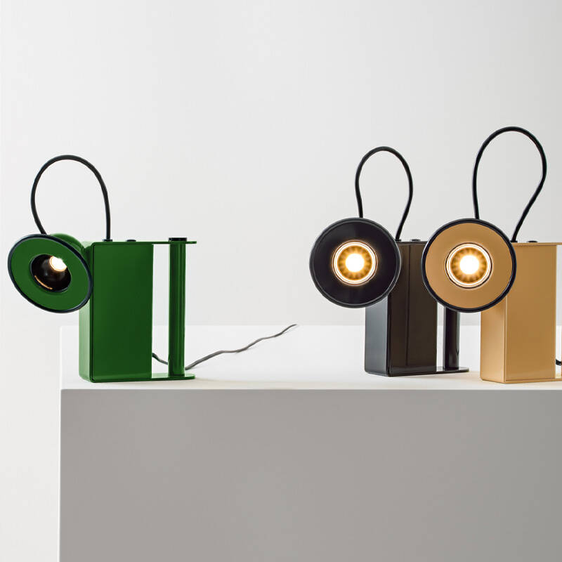 Lampe à poser MINIBOX Noir STILNOVO