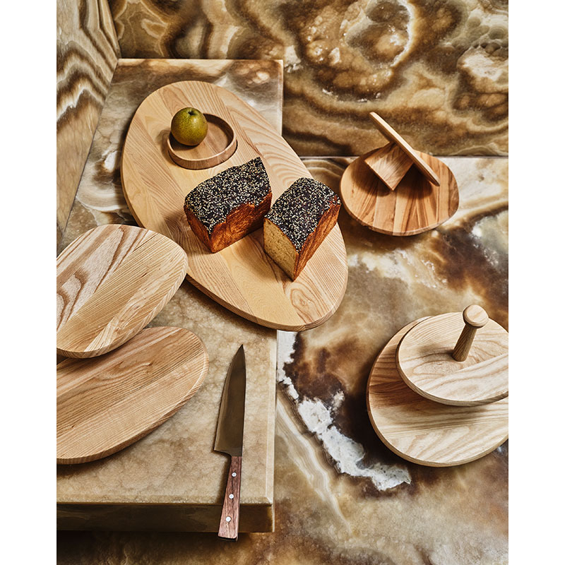 Plateau, plat PLATTER + BOWL 1 Frêne naturel SERAX