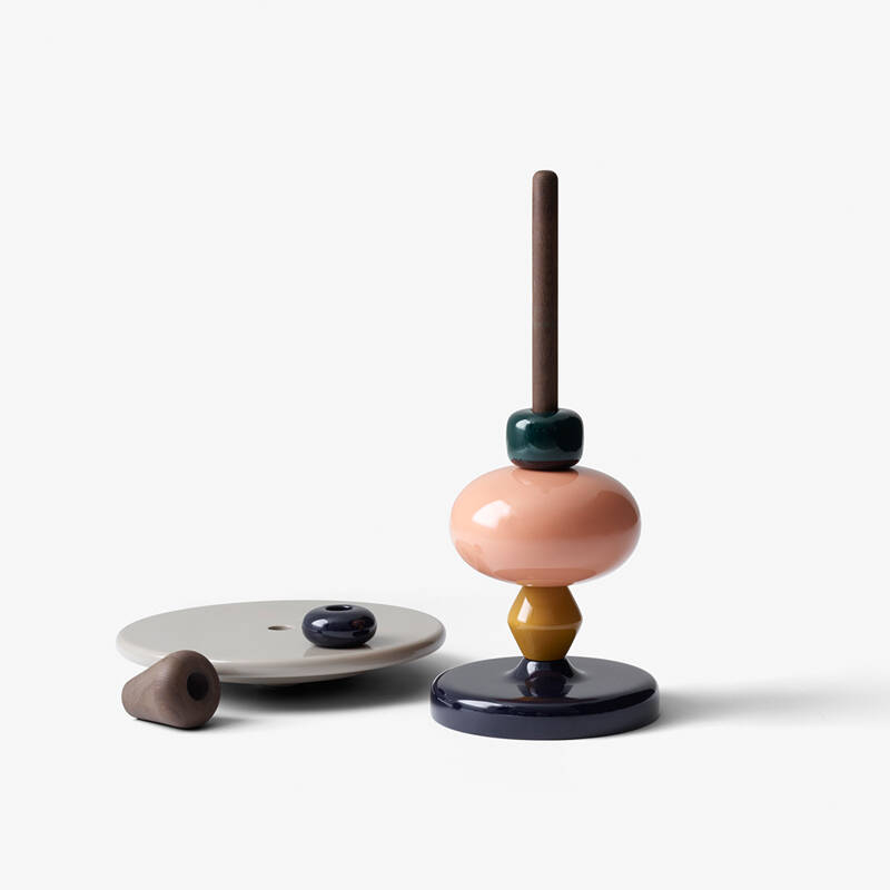 Table d'appoint guéridon SHUFFLE MH1 Spectrum AND TRADITION