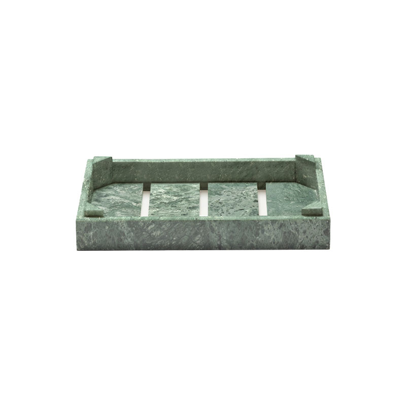 Plateau, plat TRAY S Marbre vert foncé SERAX