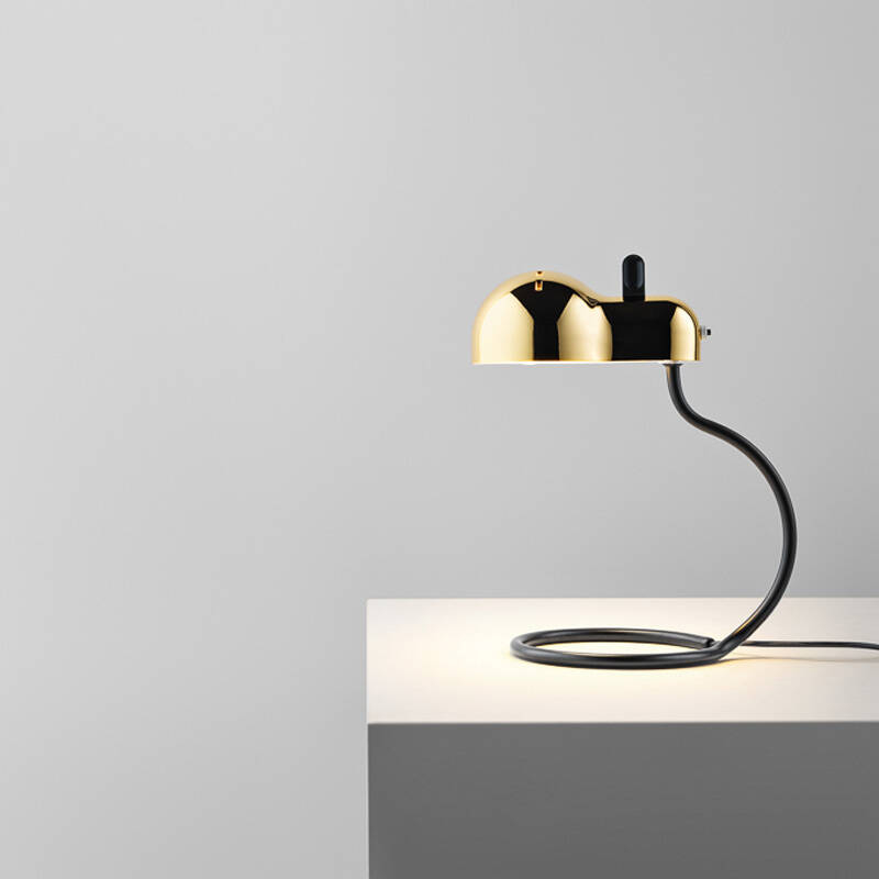Lampe à poser MINITOPO Or/ noir STILNOVO