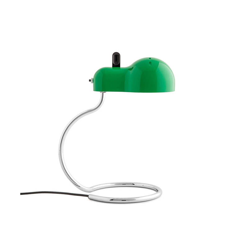 Lampe à poser MINITOPO Vert/ chrome STILNOVO