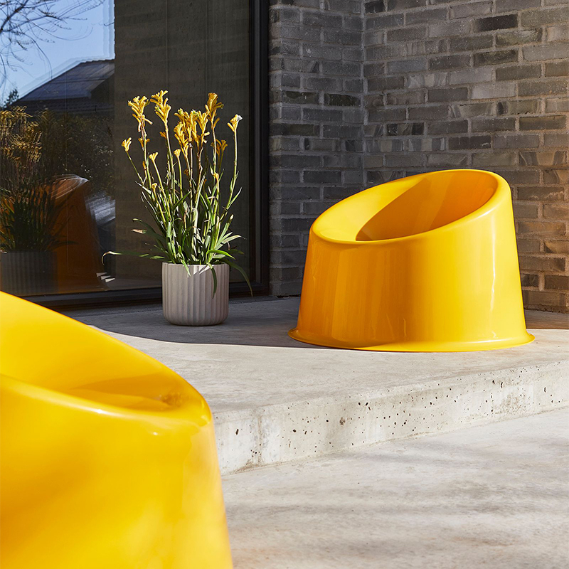 Fauteuil PANTO POP Jaune VERPAN