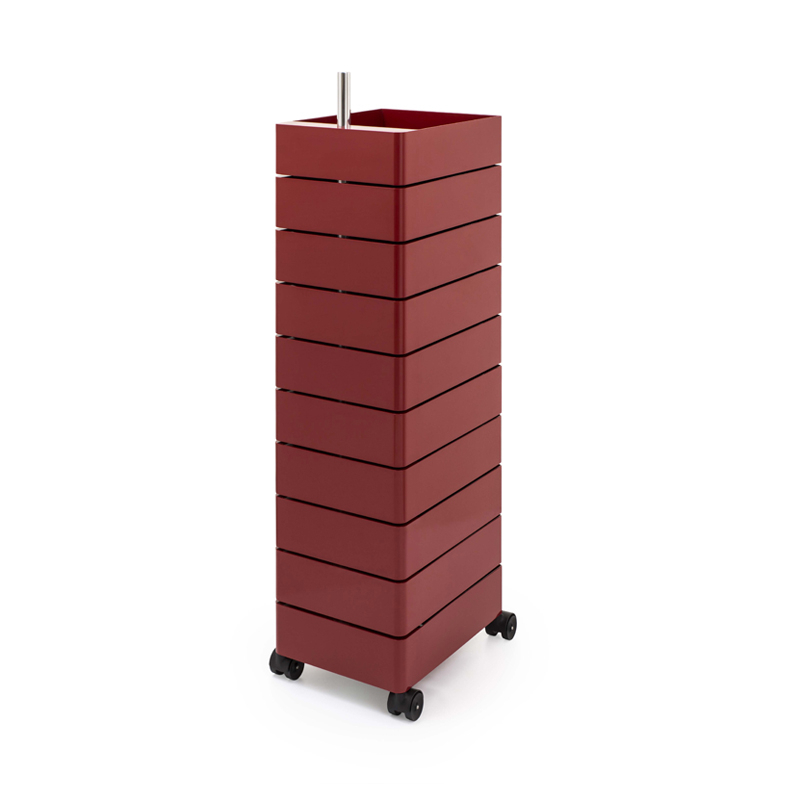 Meuble de rangement 360° 10 tiroirs Bordeaux MAGIS