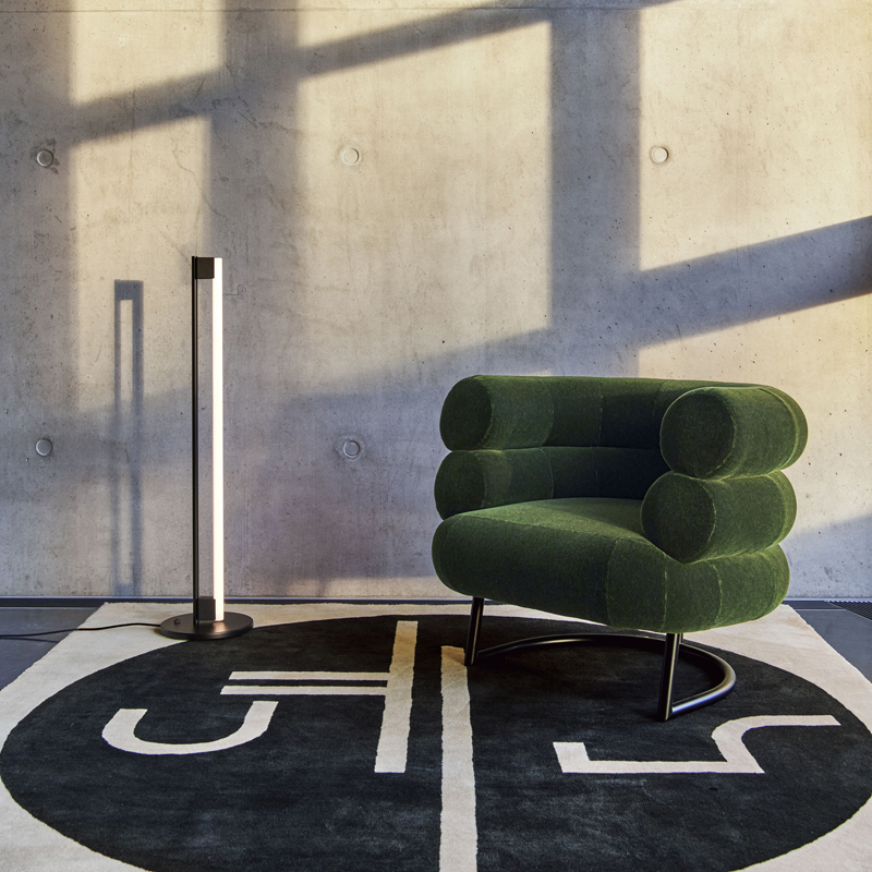 Lampadaire TUBE LIGHT Noir CLASSICON