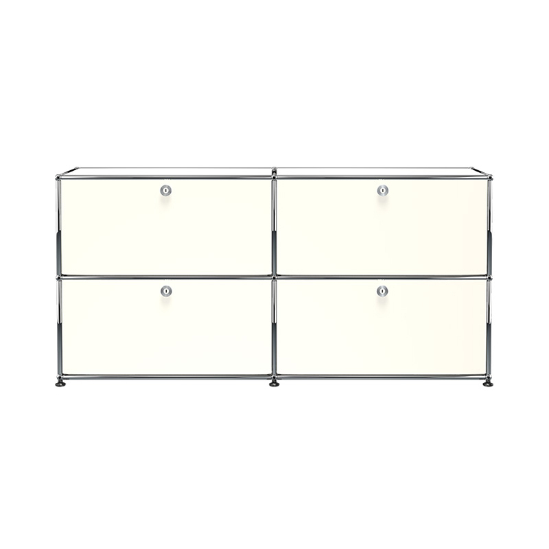 Meuble de rangement USM HALLER E2 Blanc pur USM HALLER
