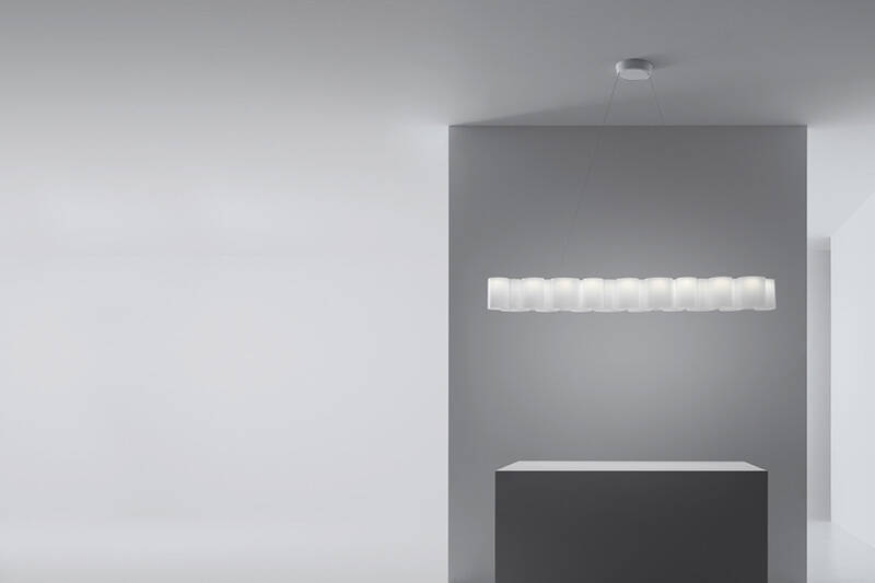 Suspension HONEY L 139 Blanc STILNOVO