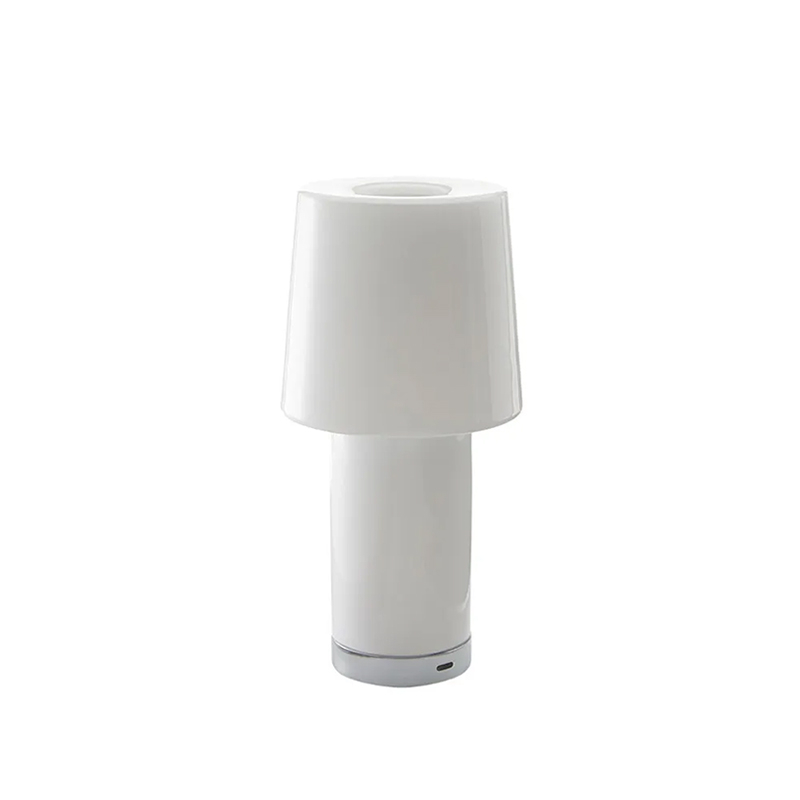 Lampe à poser CAMEO Blanc/ chrome FONTANA ARTE