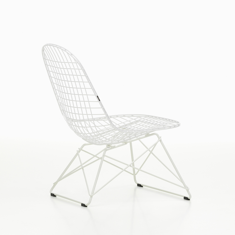 Fauteuil EAMES WIRE CHAIR LKR Blanc VITRA
