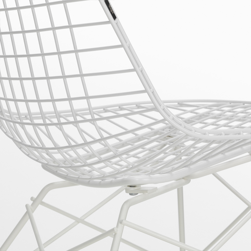 Fauteuil EAMES WIRE CHAIR LKR Blanc VITRA