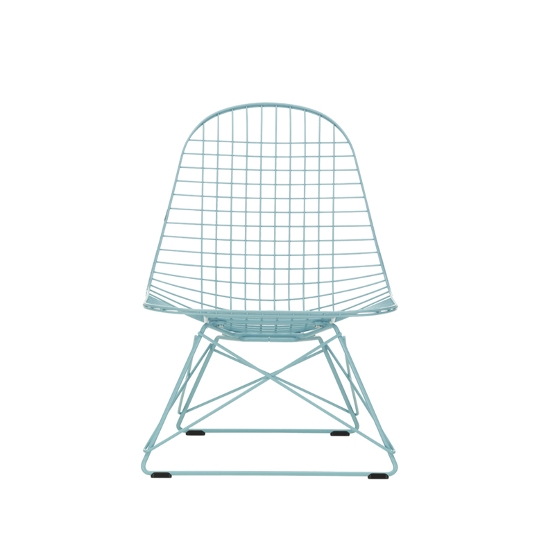 Fauteuil EAMES WIRE CHAIR LKR Bleu ciel VITRA