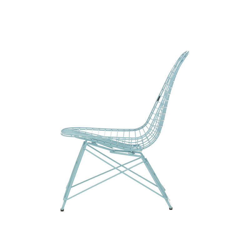 Fauteuil EAMES WIRE CHAIR LKR Bleu ciel VITRA