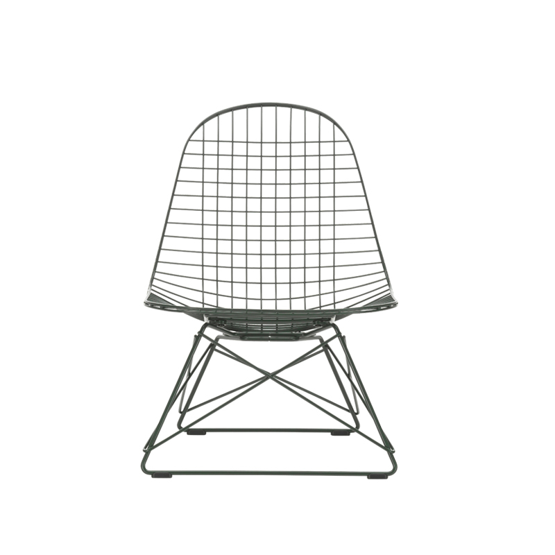Fauteuil EAMES WIRE CHAIR LKR Vert foncé VITRA