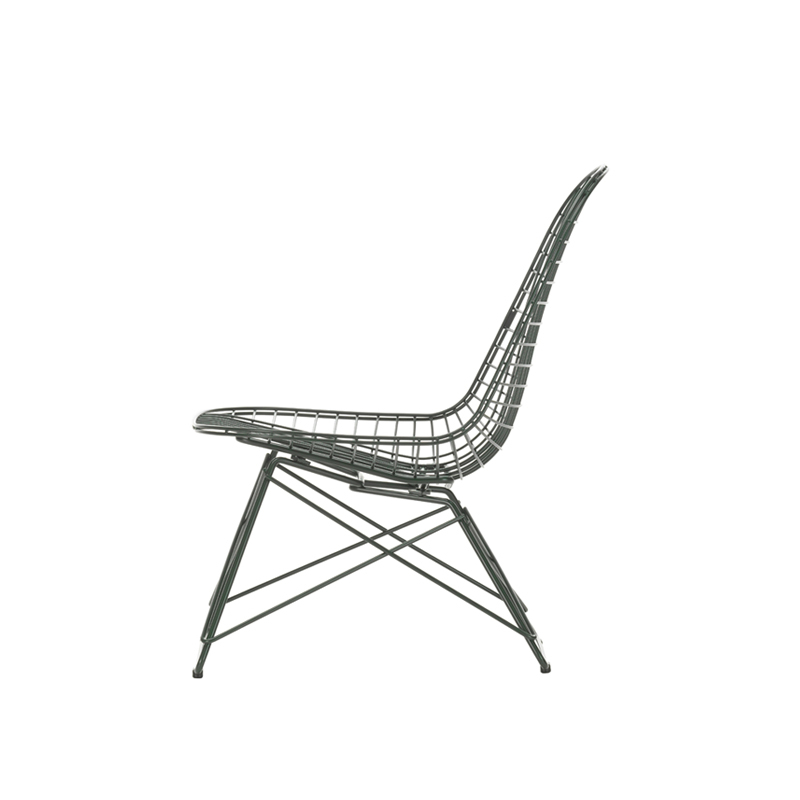 Fauteuil EAMES WIRE CHAIR LKR Vert foncé VITRA