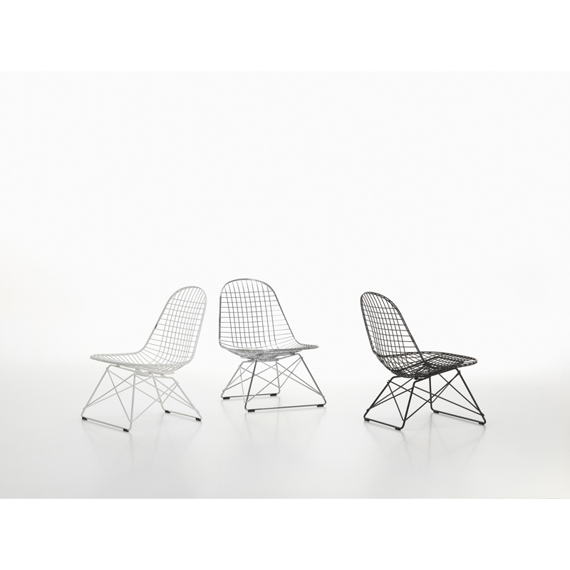 Fauteuil EAMES WIRE CHAIR LKR Vert foncé VITRA