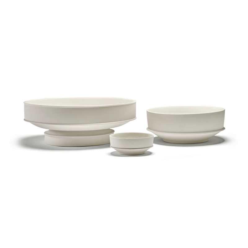 Accessoire de cuisine Coupe DUNE L Blanc albâtre SERAX