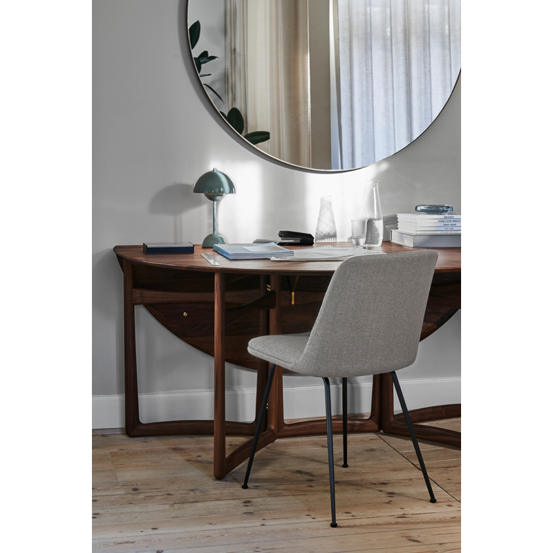 Chaise RELY HW9 Re-Wool 128/ noir AND TRADITION