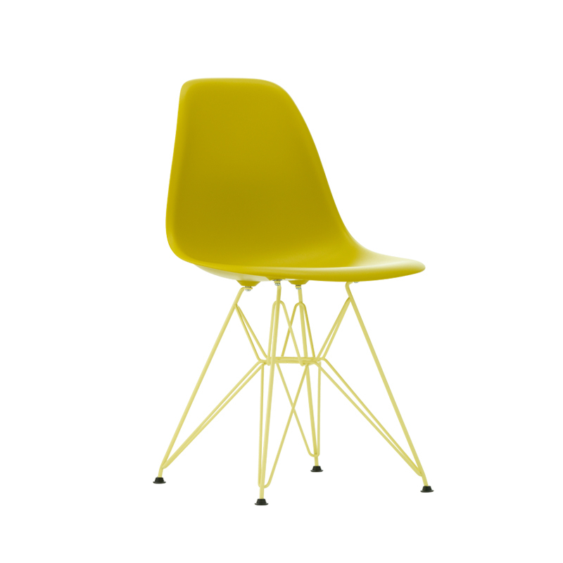 Chaise EAMES PLASTIC CHAIR DSR COLOURS Moutarde RE/ citron VITRA