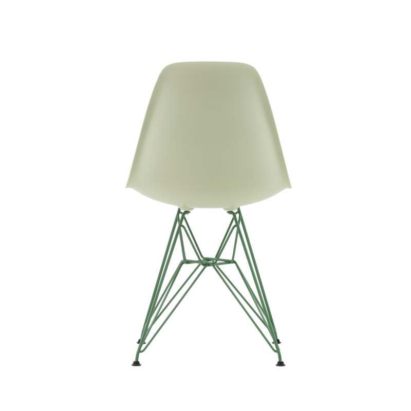 Chaise EAMES PLASTIC CHAIR DSR COLOURS Gris galet RE/ vert mousse Eames VITRA