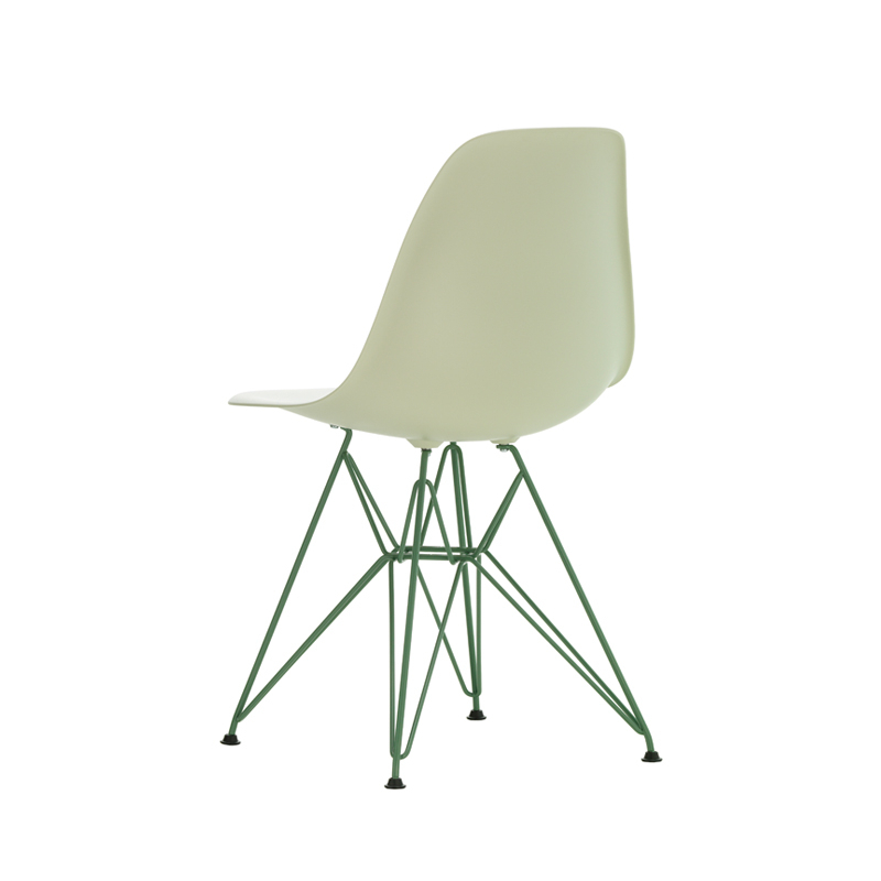 Chaise EAMES PLASTIC CHAIR DSR COLOURS Gris galet RE/ vert mousse Eames VITRA